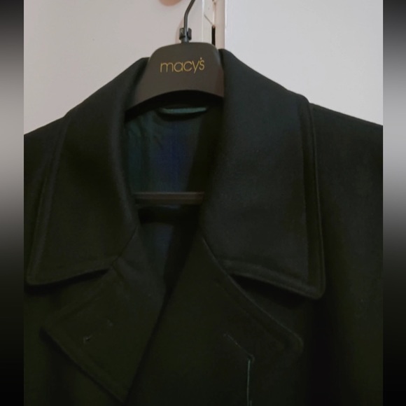NWT - Ralph Lauren Mens Black Overcoat - Picture 3 of 3